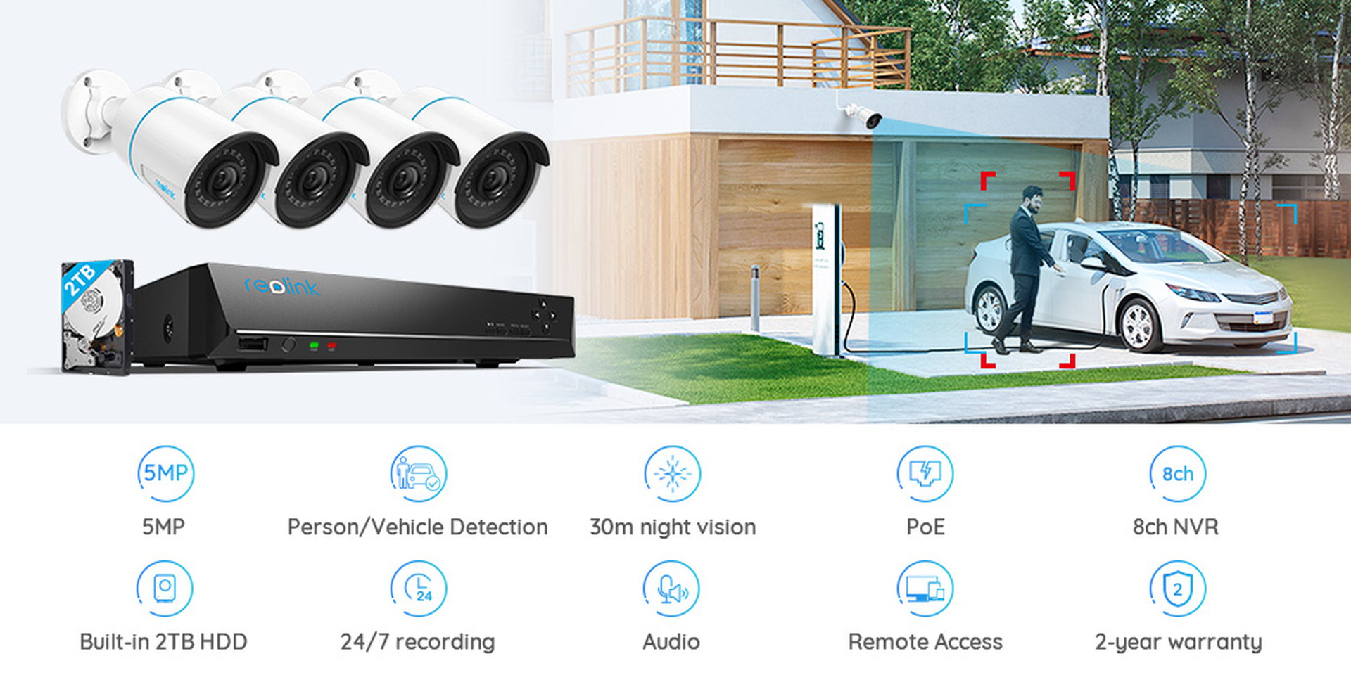 Bezpečnostní kamerový set REOLINK RLK8-410B4-AI 3 396b1f3332c8aae7f9e6677a8ecca1bf